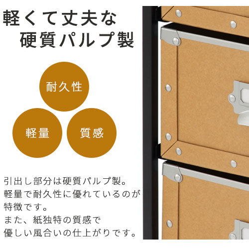 収納チェスト〔4段〕 ぼん家具のおしゃれな チェスト・引き出し キャスター付きチェスト LCT001172 ｜ 【公式】インテリアのゲキカグ